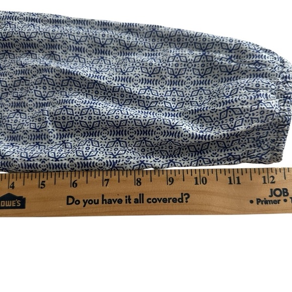 Velvet by Graham & Spencer Women's Blue and white Patterned Top - Picture 7 of 12